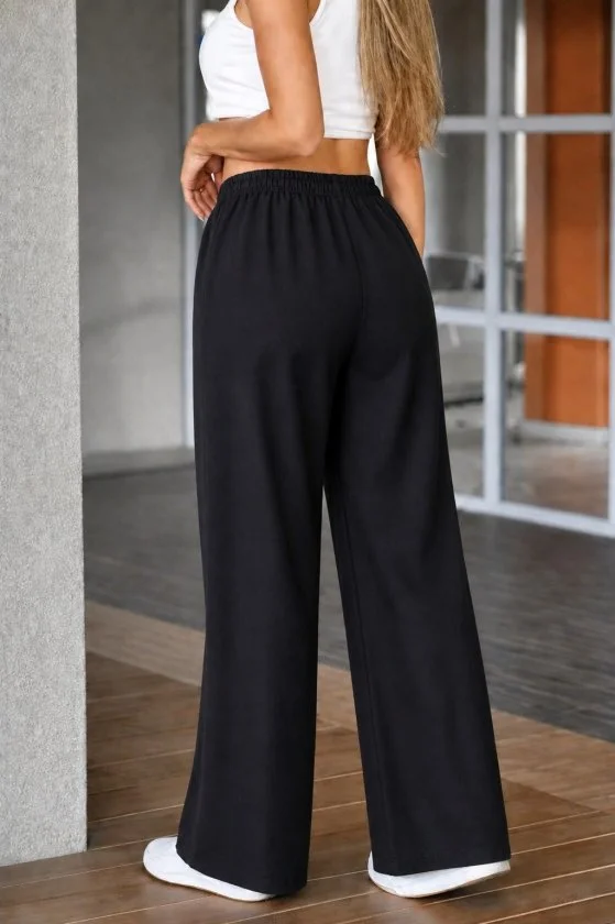 Women's High-Waist Wide-Leg Long Trousers - Janes - by Peralane - photo 3