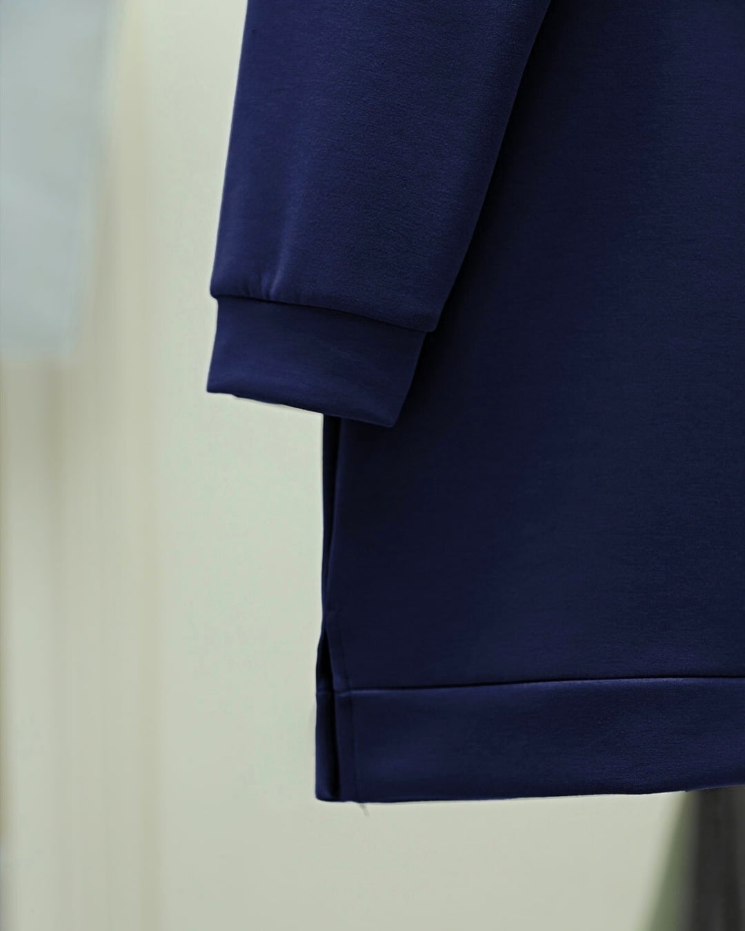 Navy Blue Bird Motif Embellished Tunic - Podyumplus - by Peralane - photo 6