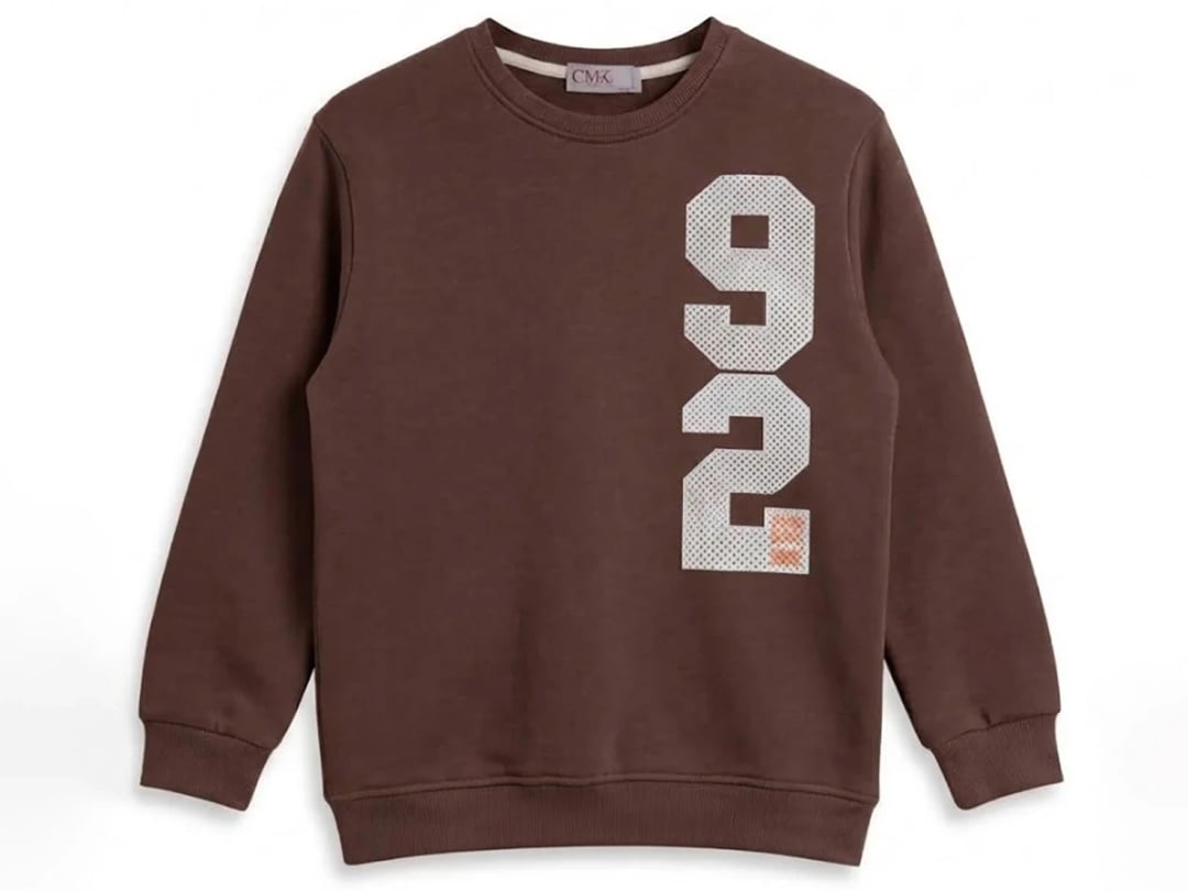 Boys' 92 Print 3-Ply Brushed Sweatshirt - CMK - by Peralane