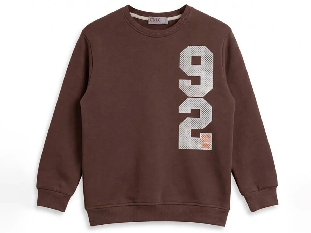 Boys' 92 Print 3-Ply Brushed Sweatshirt - CMK - by Peralane