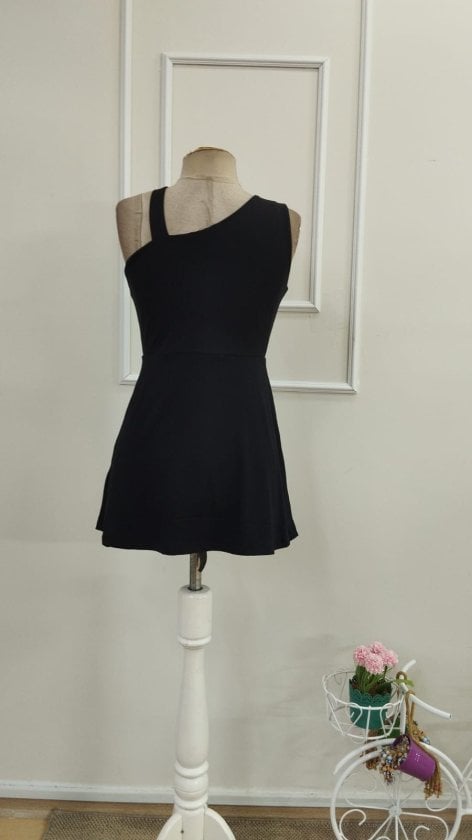 Women's One-Shoulder Viscose Blouse with Strap Detail and Buttons - Janes - by Peralane - photo 5