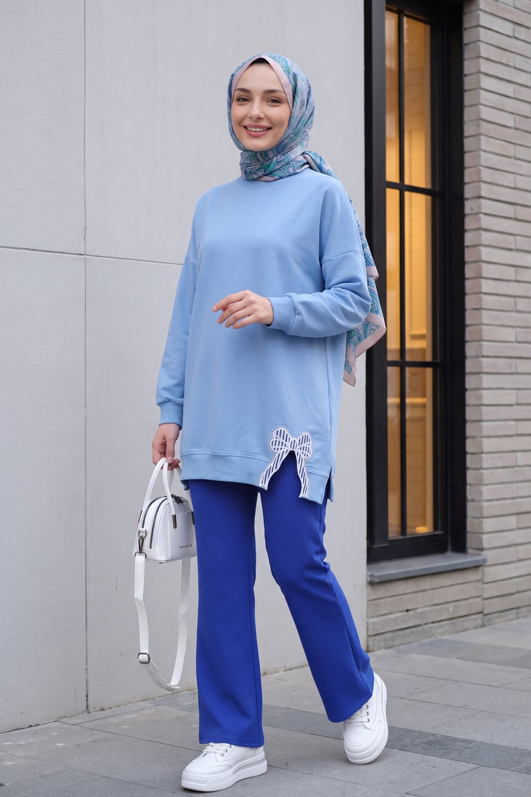 Imported Fabric Wide-Leg Trousers - Saks - Podyumplus - by Peralane - photo 2