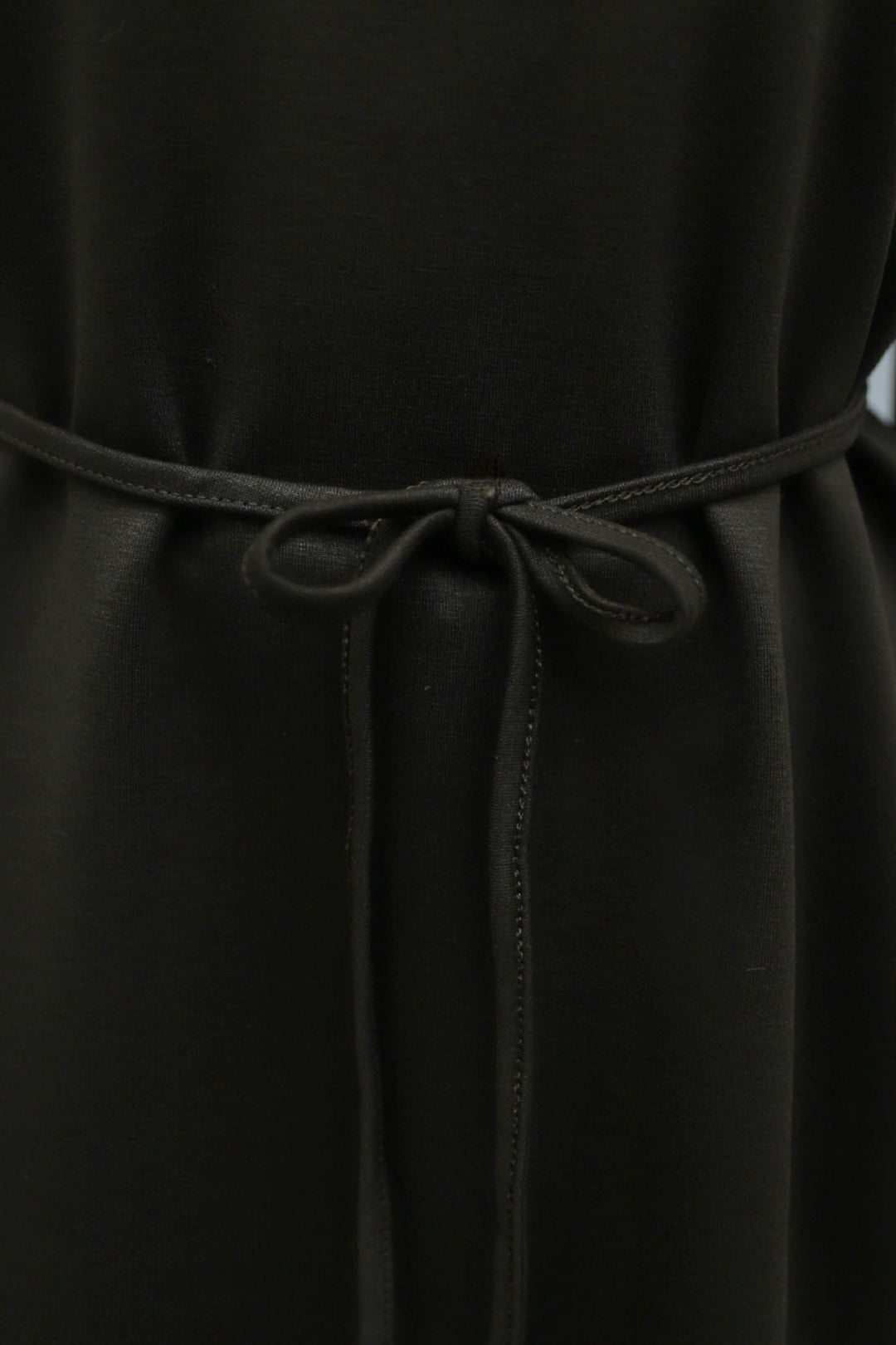Asymmetric Cut Belted Pants Oversize Jersey Co-ord Set - Brown - Podyumplus - by Peralane - photo 7