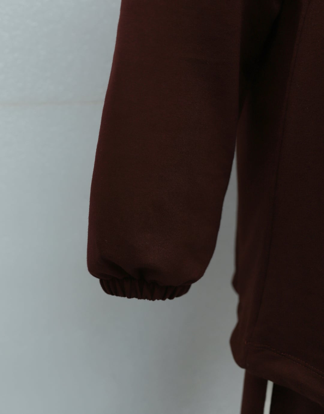Zip-Up Tracksuit Set with Drawstring Trousers - Deep Red - Podyumplus - by Peralane - photo 7