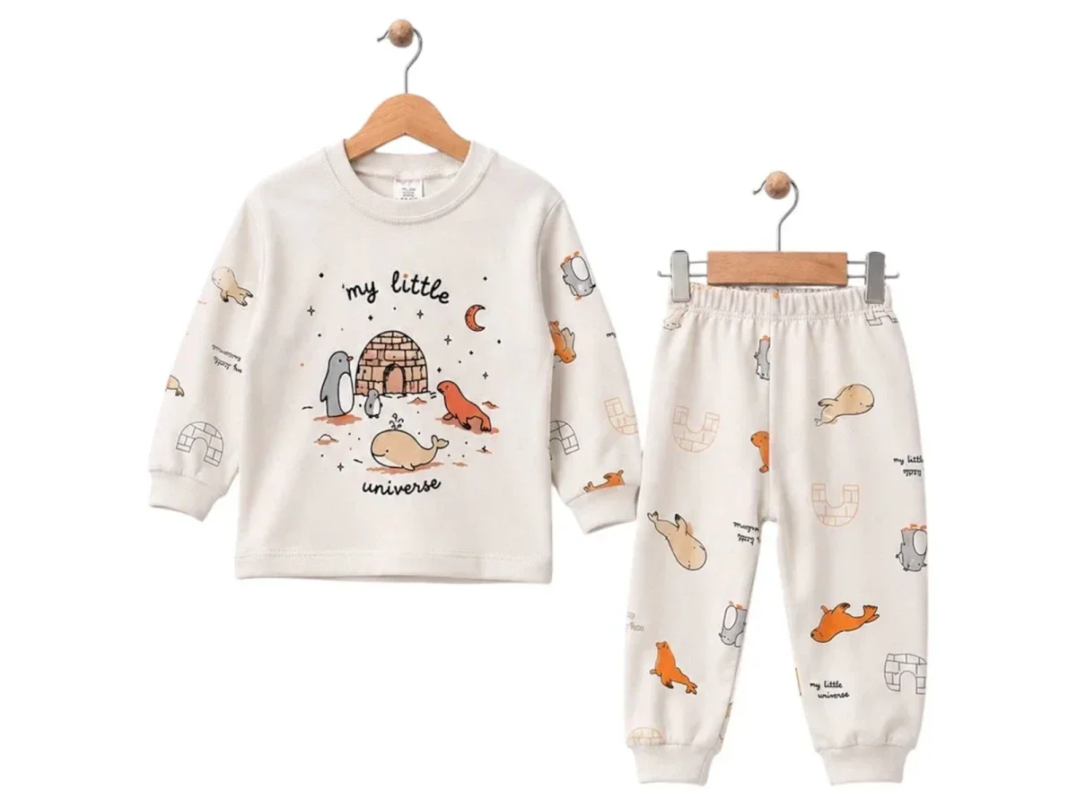 Boys' Arctic Animal Print Sleepwear Set - Supermini - by Peralane