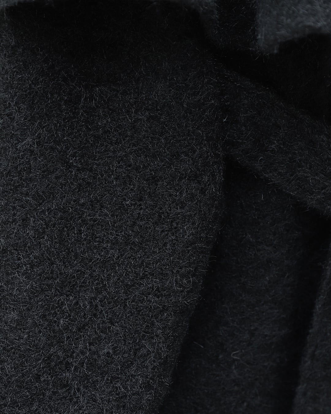 Black Belted Modest Cape Coat with Capelet Design - Podyumplus - by Peralane - photo 3