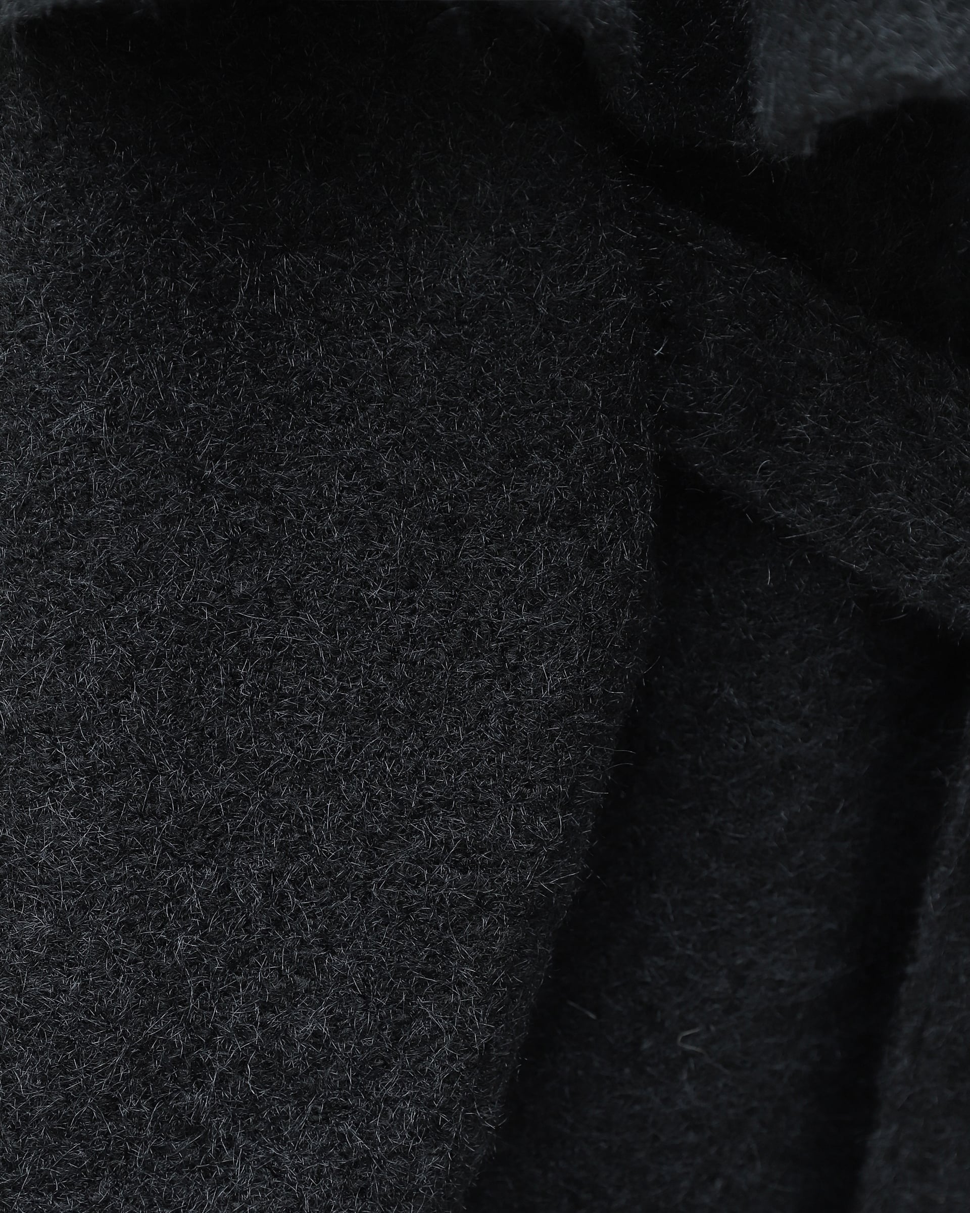 Black Belted Modest Cape Coat with Capelet Design - Podyumplus - by Peralane - photo 3