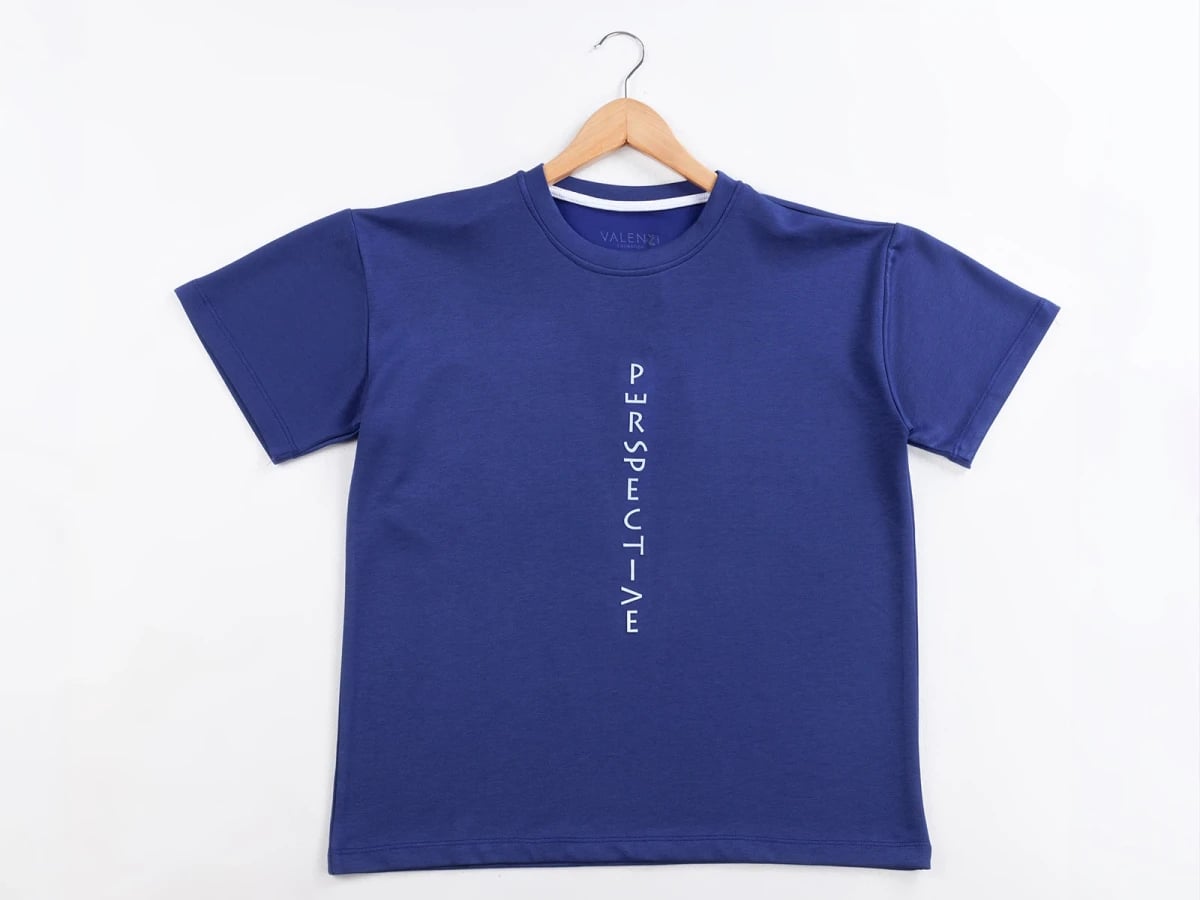 Boys' Perspective Print Short Sleeve T-Shirt in Indigo - Civilti - by Peralane