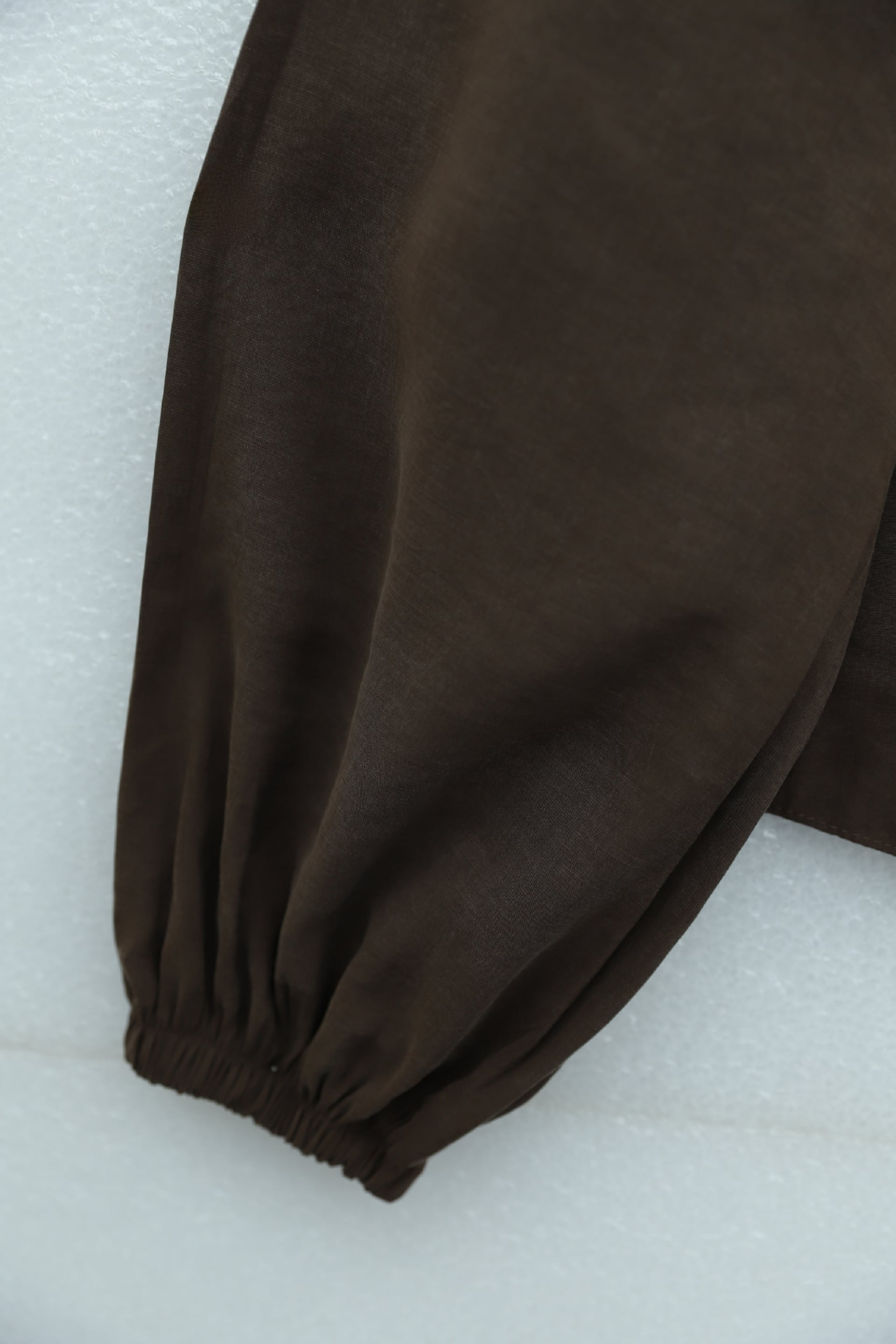 Women's Brown Two-Piece Set with Pearl Buttons and Midi Skirt - Podyumplus - by Peralane - photo 9