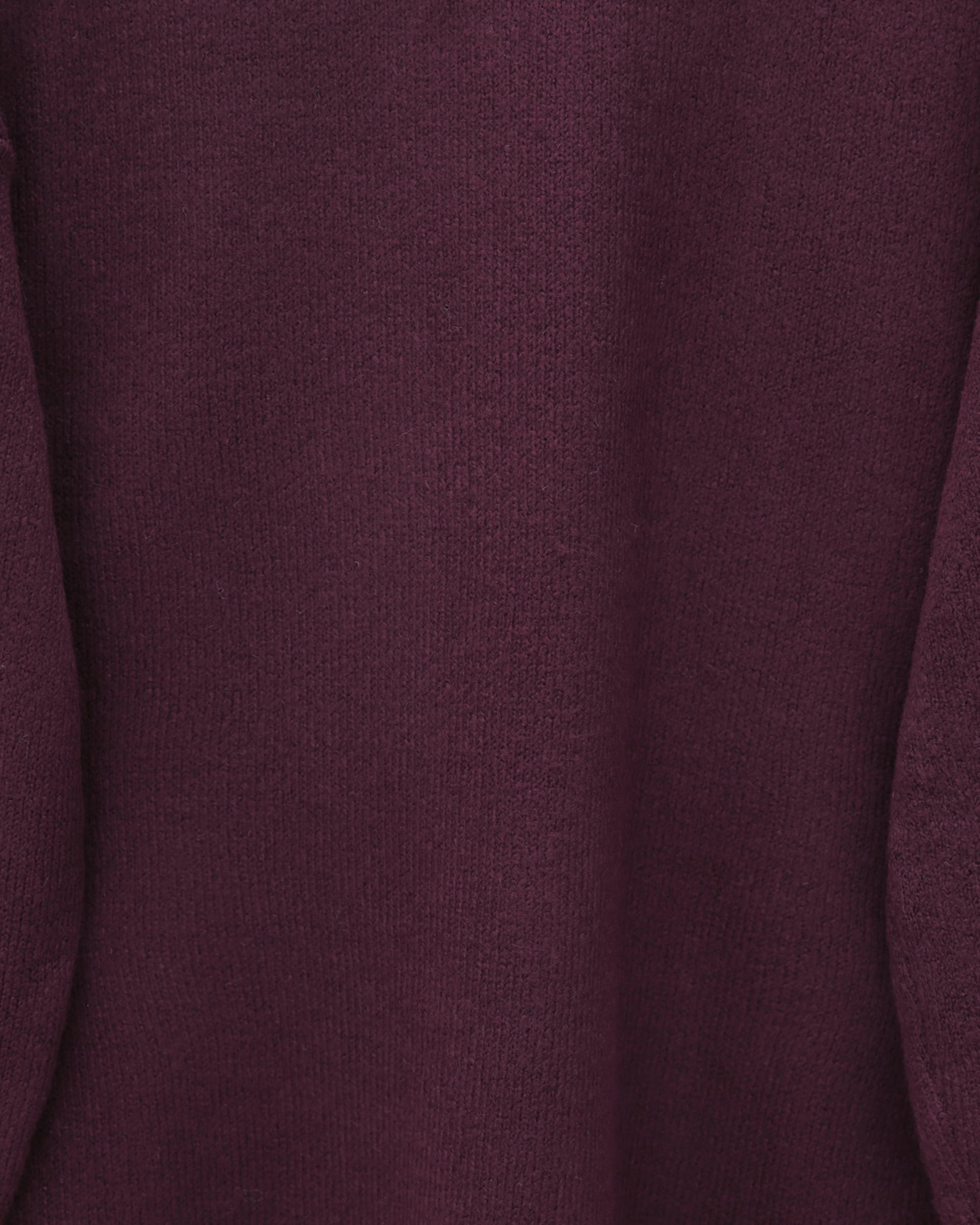 Round Neck Relaxed Fit Knit Sweater in Deep Plum - Podyumplus - by Peralane - photo 3