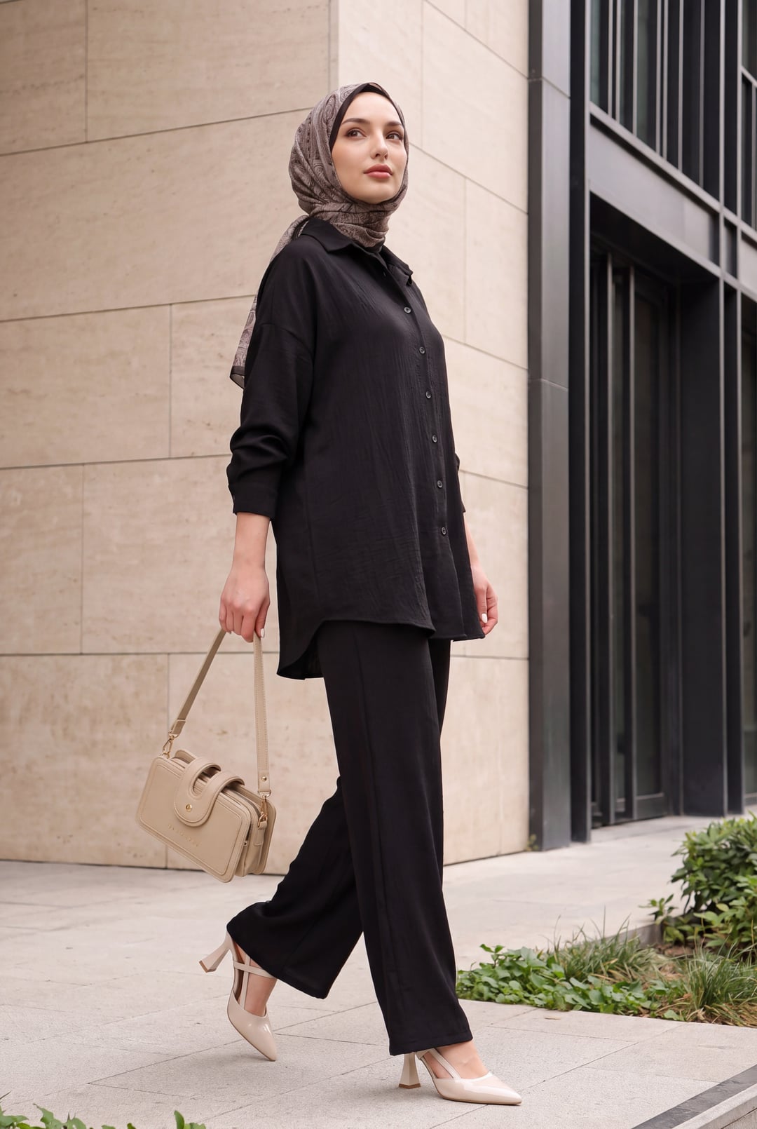 5858 Knit Two-Piece Set - Black - Bigdart - by Peralane - photo 2
