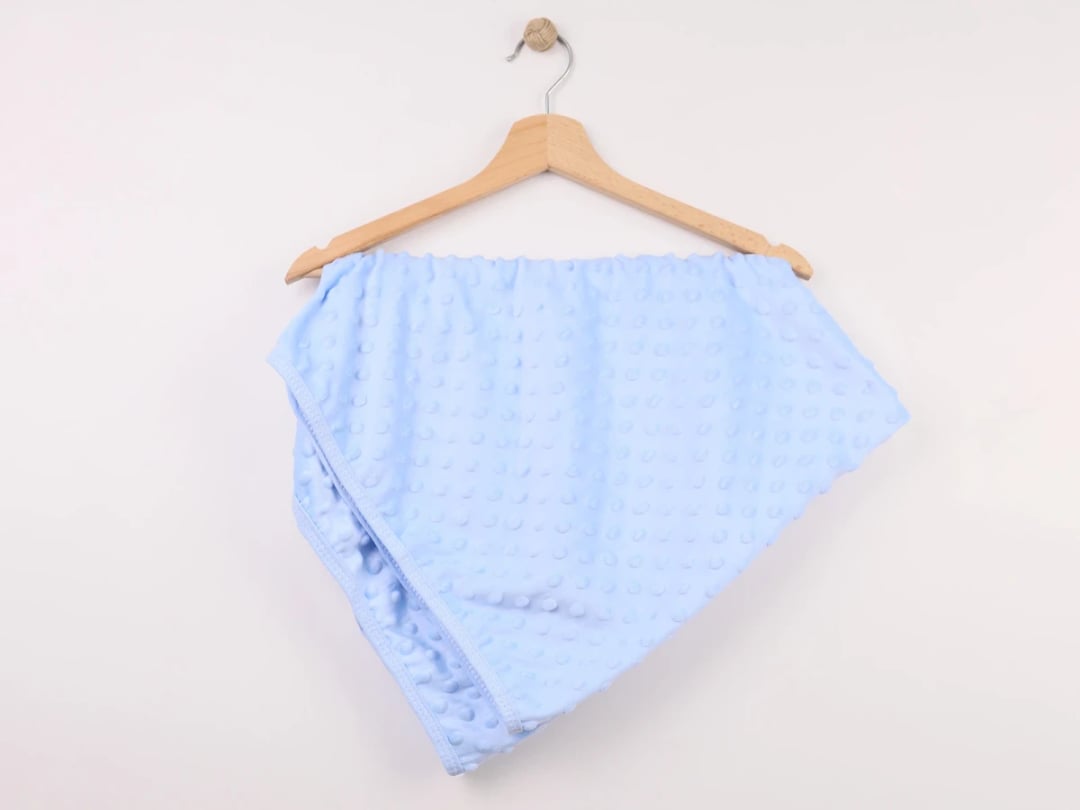 Single Layer Baby Blanket in Turquoise - Mizmiz - by Peralane
