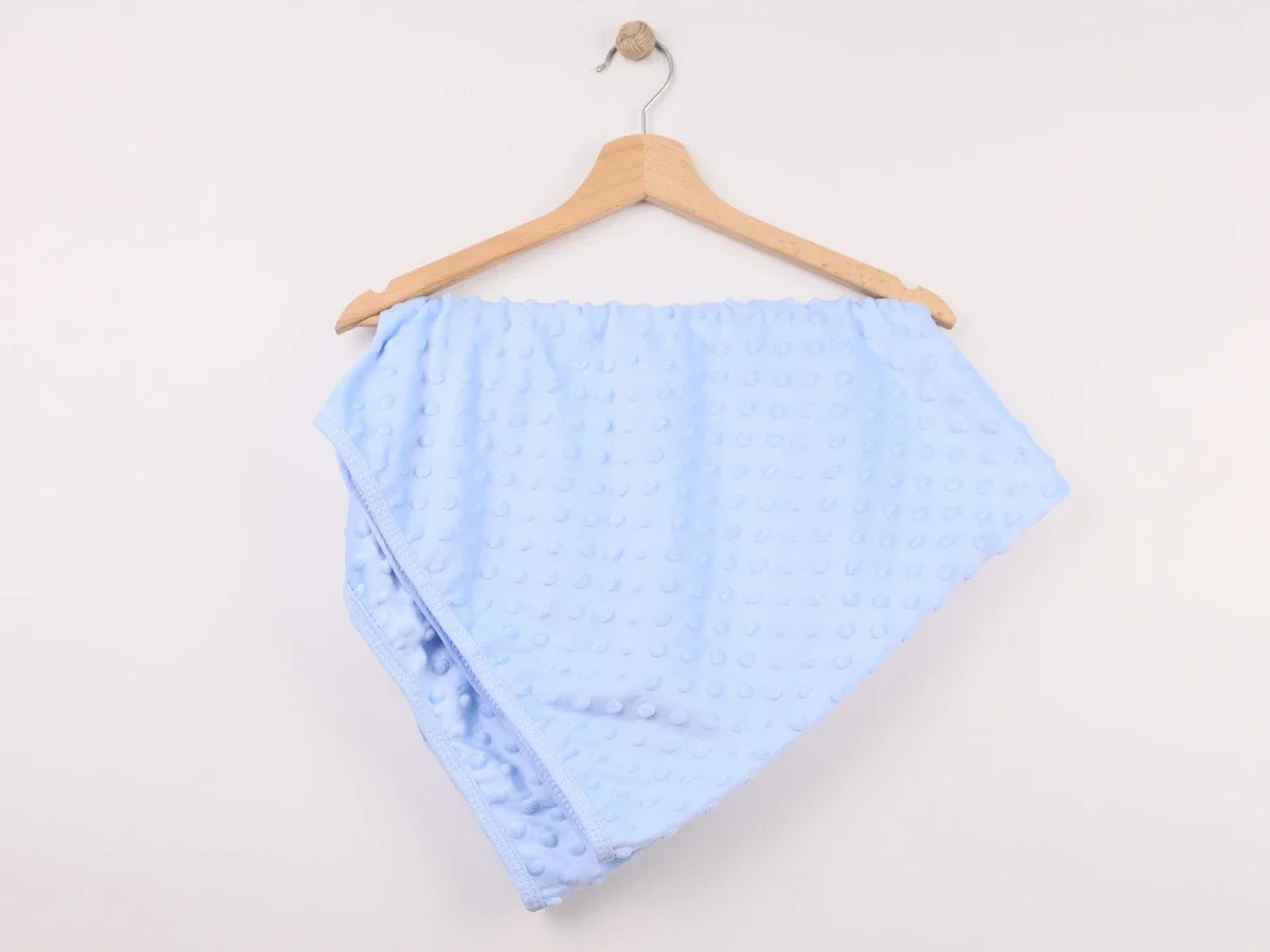 Single Layer Baby Blanket in Turquoise - Mizmiz - by Peralane