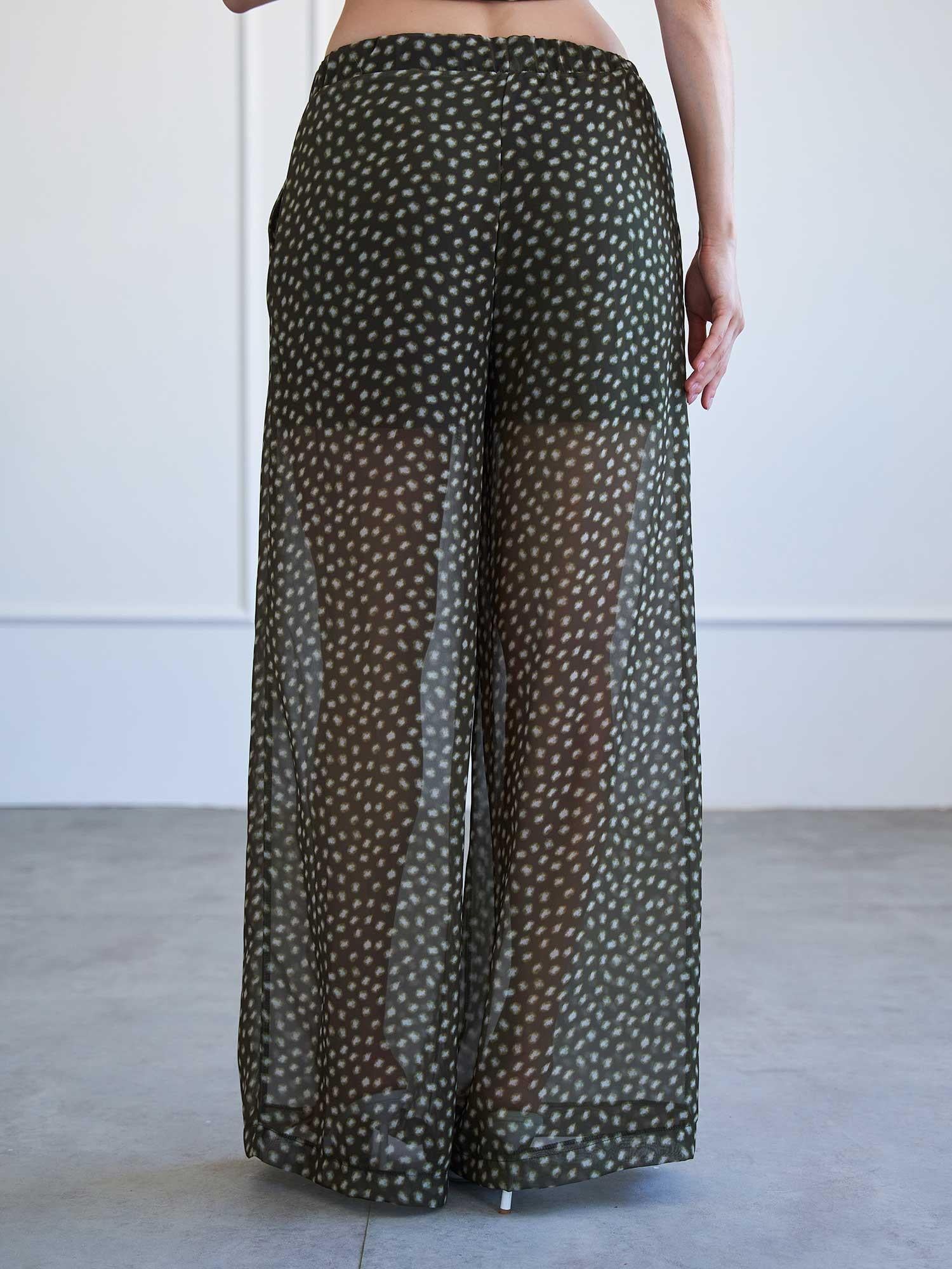 Polka Dot Chiffon Asymmetric Co-ord Set - Lefon - by Peralane - photo 6