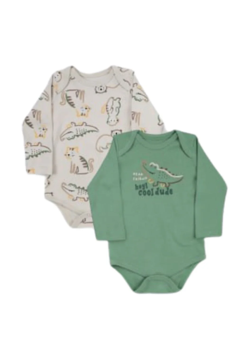 Baby Boy 2-Piece Bodysuit Set 3-18 Months - 18498 - Miniworld - by Peralane