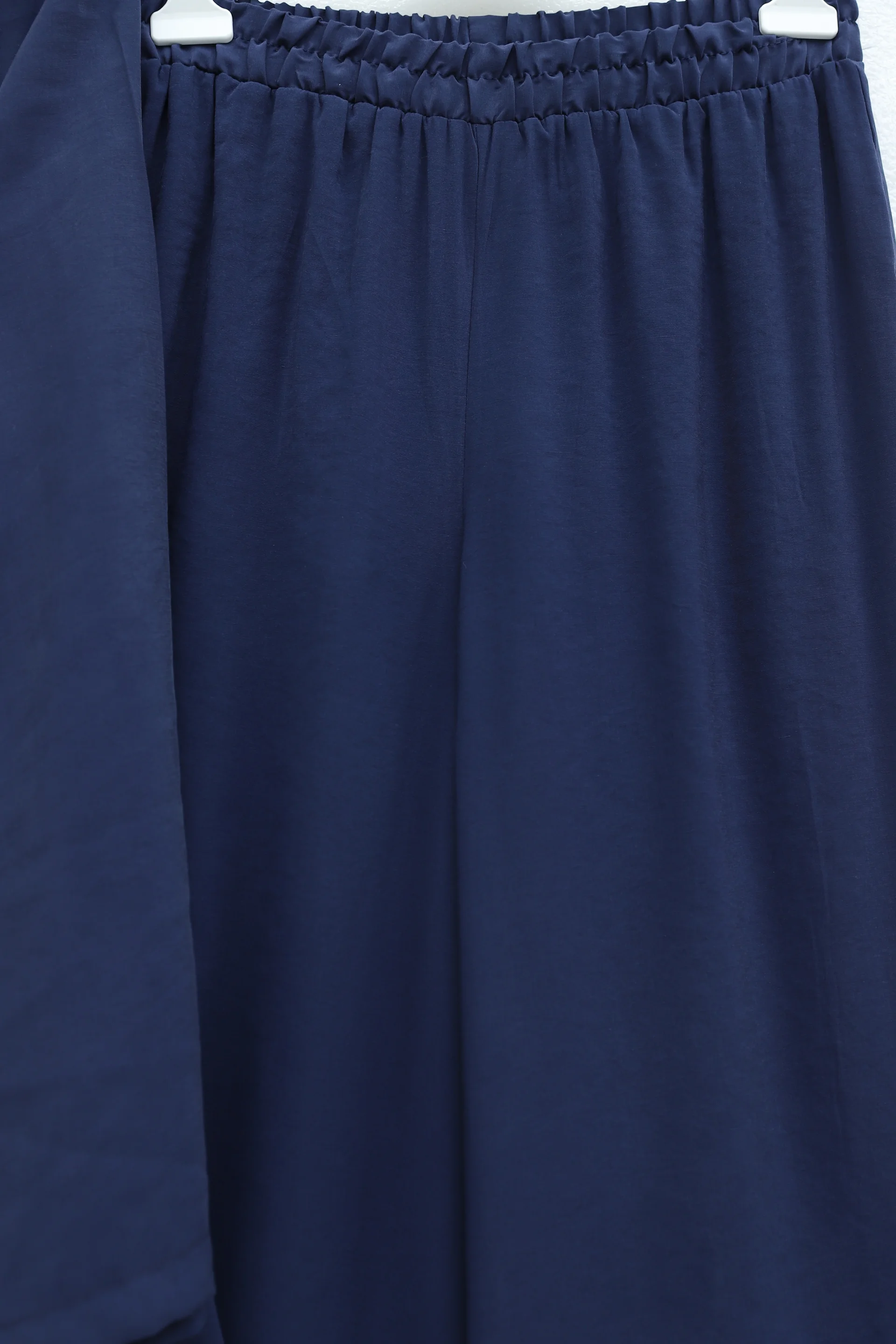 Navy Modal Two-Piece Set with Side Collar and Belted Waist for Women - Podyumplus - by Peralane - photo 4