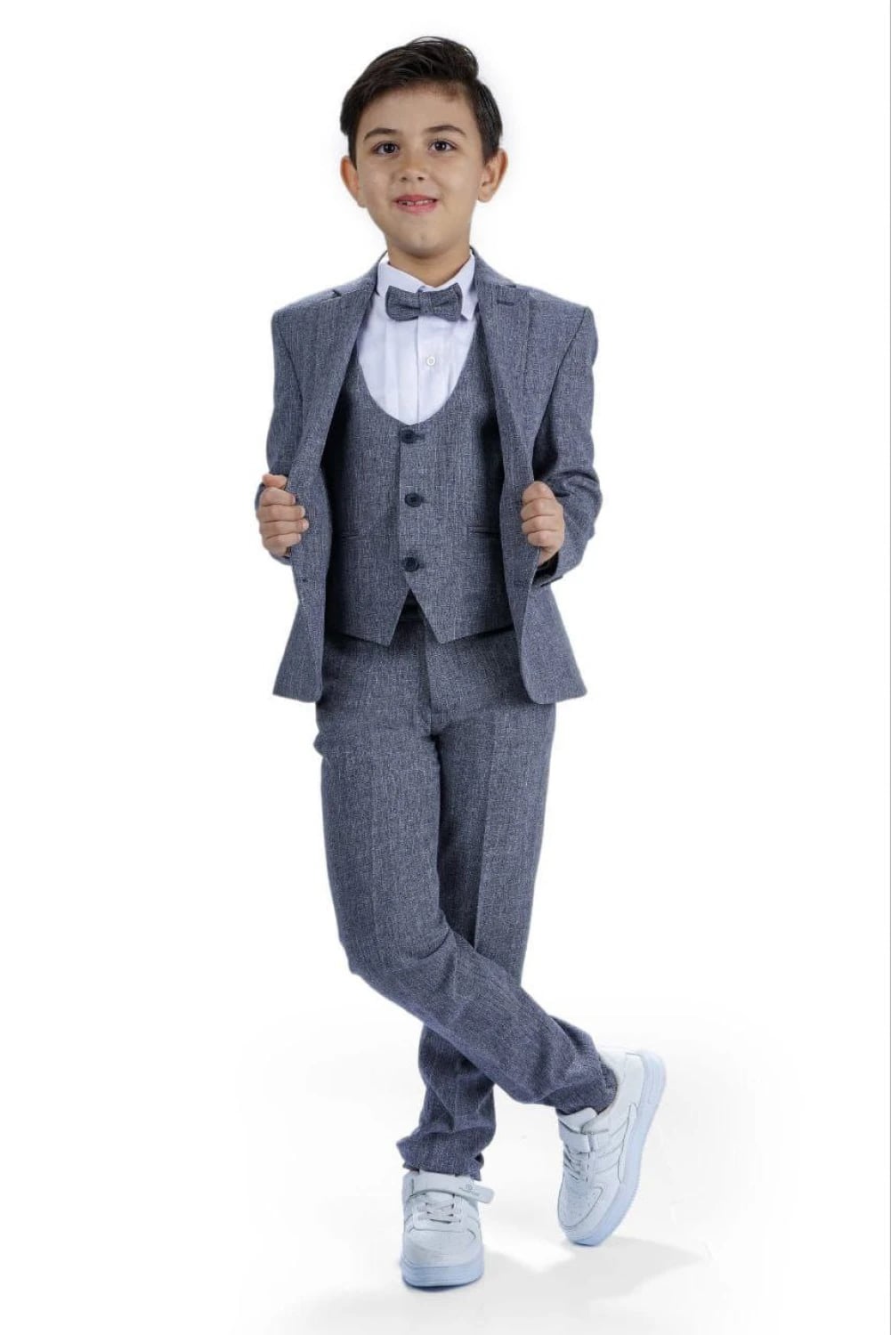 Cationic Fabric Complete Set with Vest and Jacket 4-piece set, ages 13-16 - 5652 - Terry - by Peralane