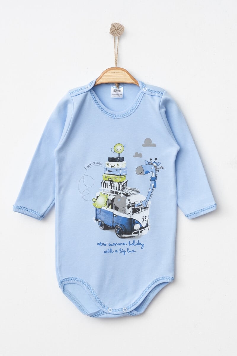 Unisex Kids Long-Sleeve Bodysuit 2-4Y - Hoppidik - by Peralane