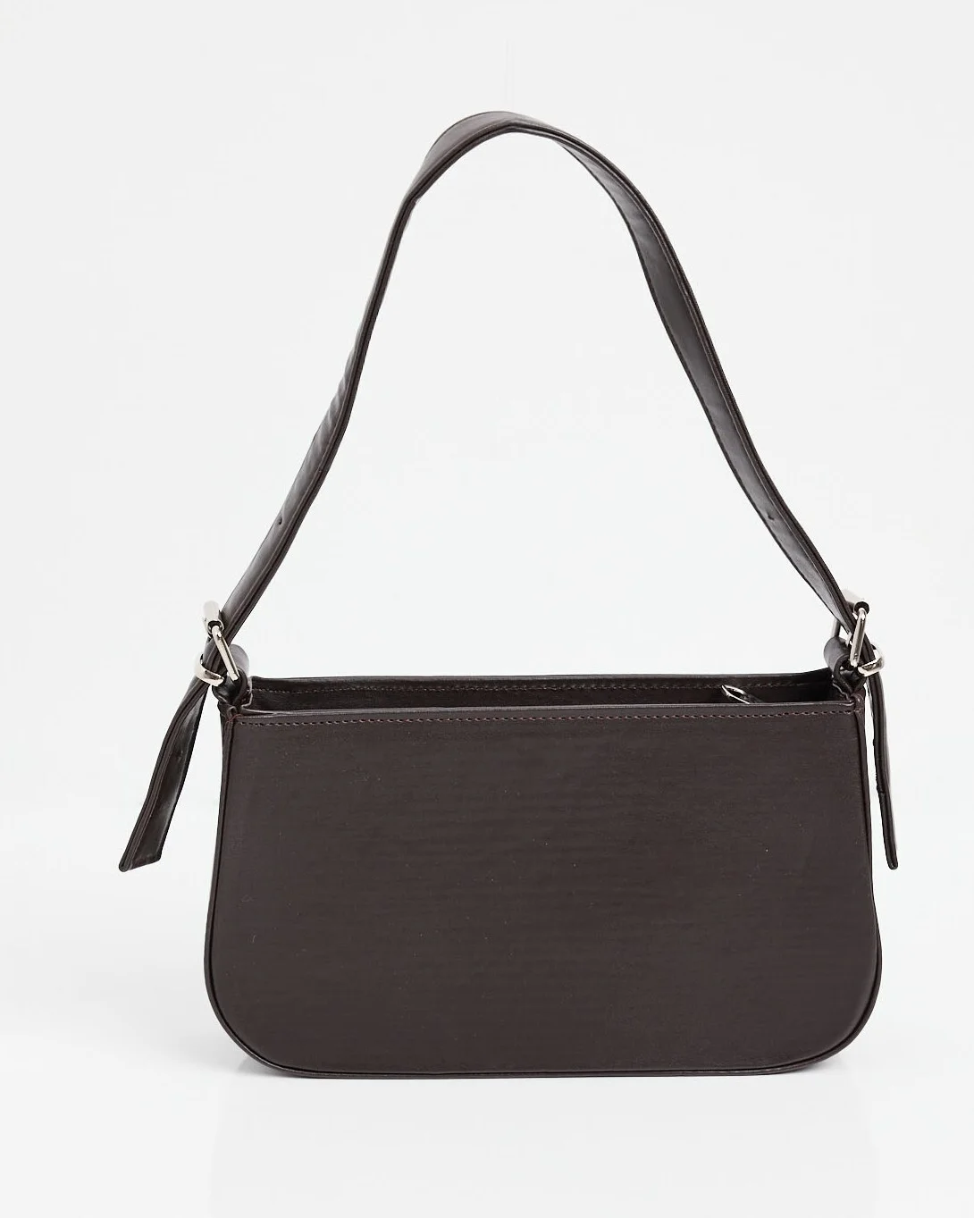 Flat Bagette Shoulder Bag - Brown - Bigdart - by Peralane - photo 2