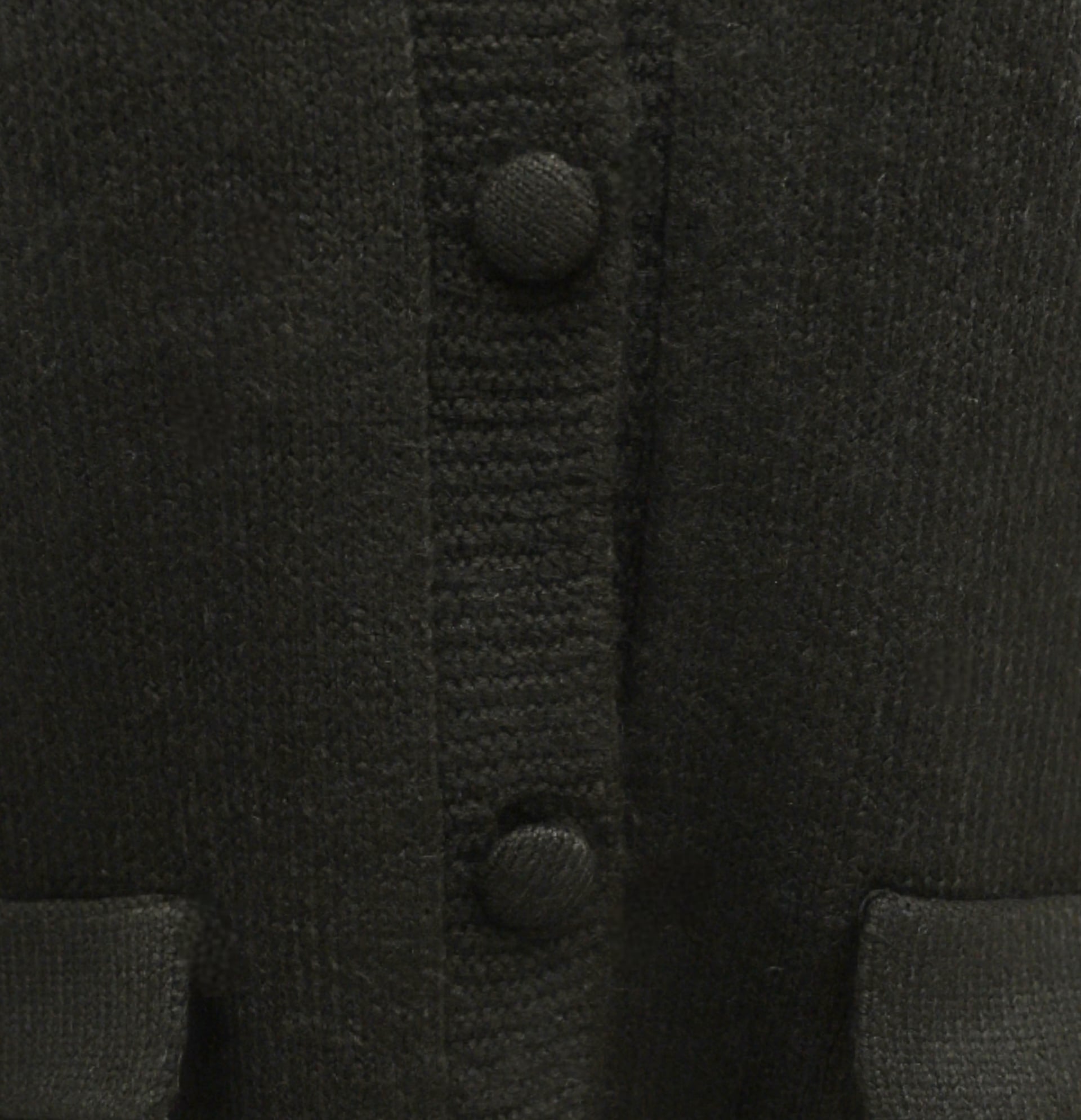 Women's Relaxed-Fit Ribbed Knit Cardigan with Half Collar and Pockets - Dark Brown - Podyumplus - by Peralane - photo 6