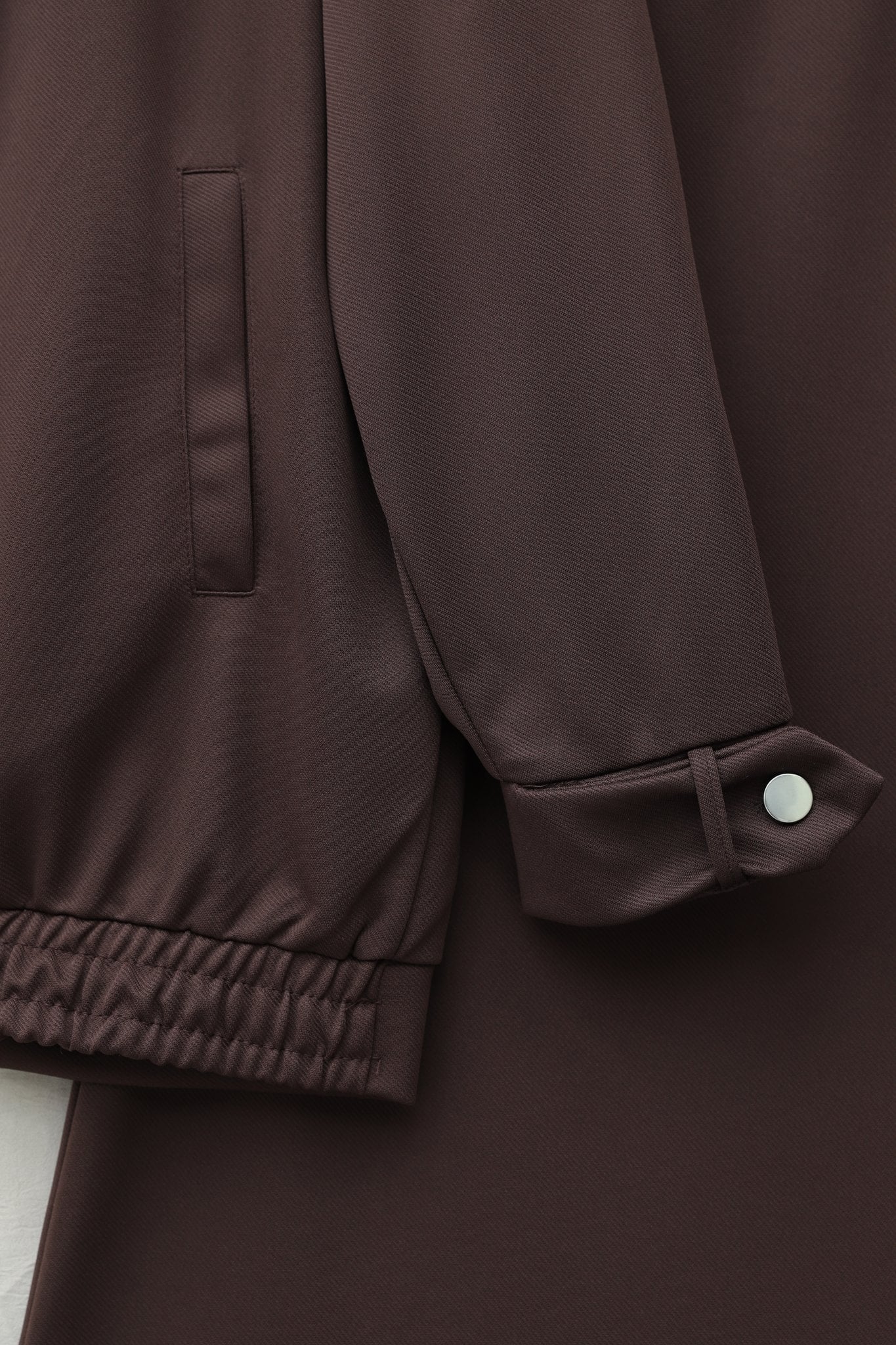 Belted Collar and Cuff Jacket with Pleated Wide-Leg Trousers Co-ord Set - Brown - Podyumplus - by Peralane - photo 6