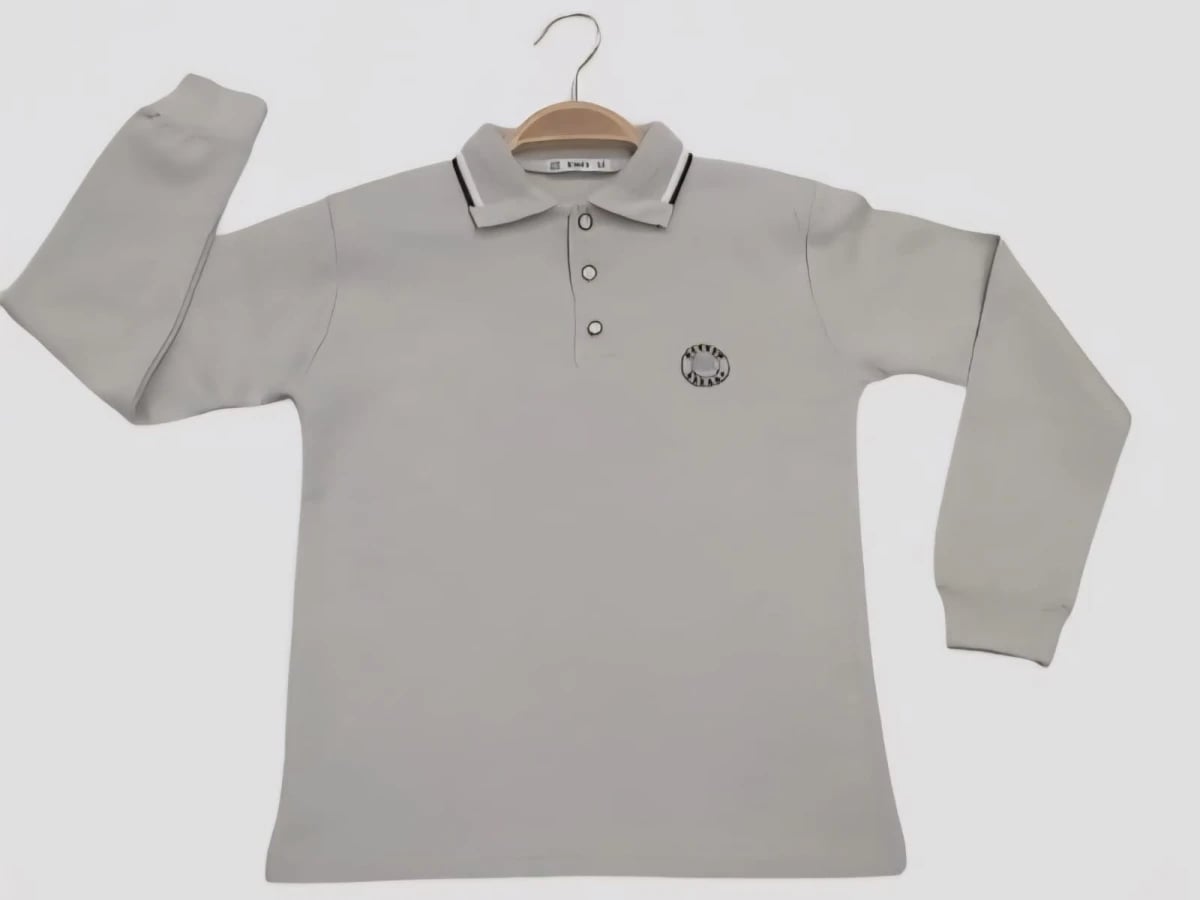 Boys' Classic Long Sleeve Polo Sweat Shirt - Tanem Kids - by Peralane