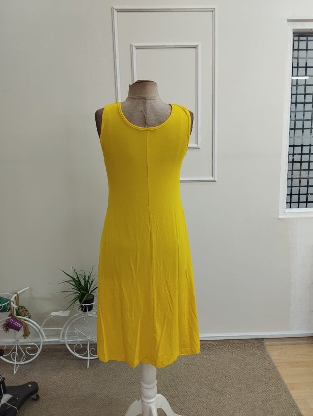 Women's Sleeveless Round Neck Button Detail Short Viscose Night Dress - Janes - by Peralane - photo 3
