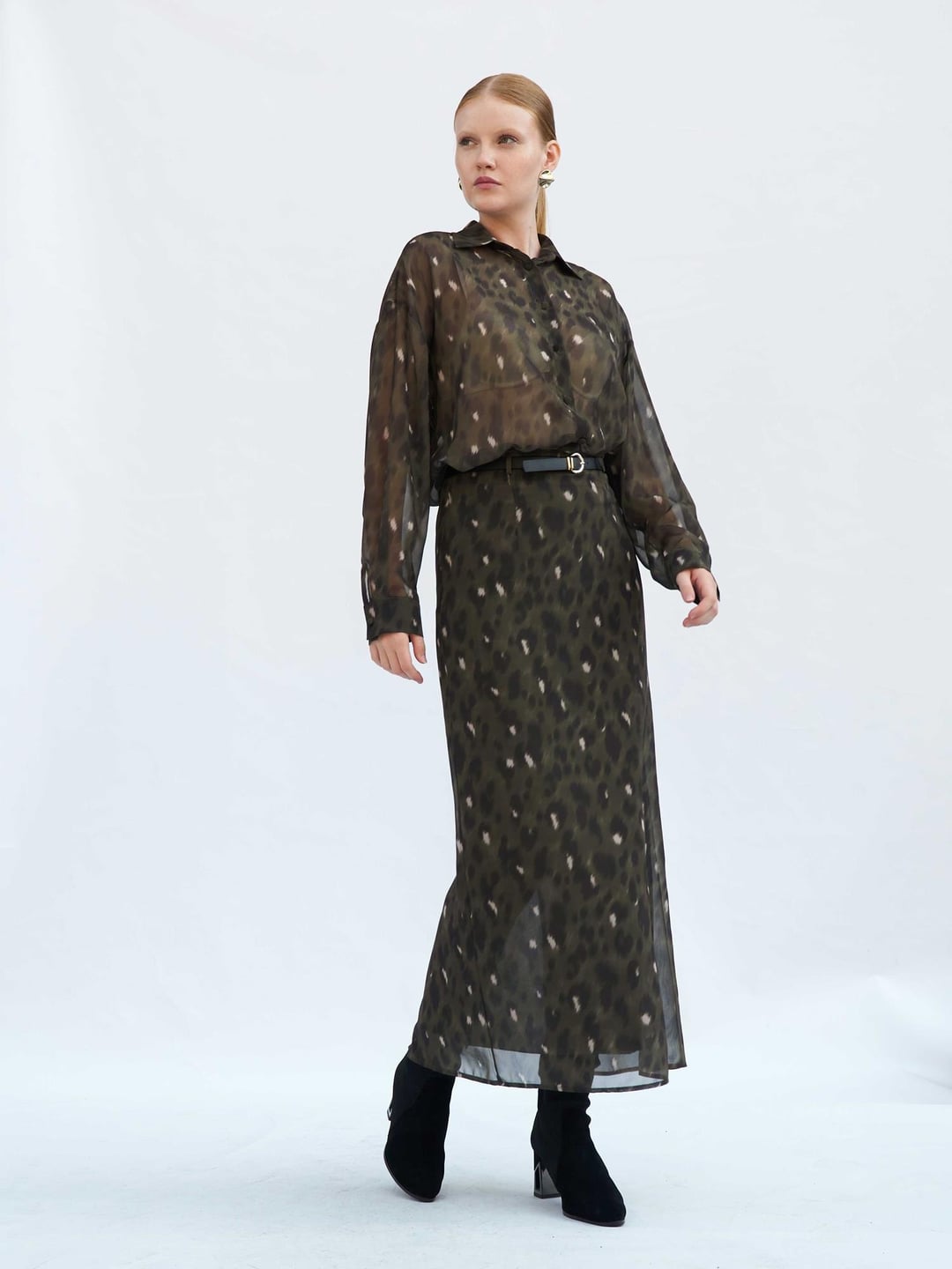 Polka Dot Print Maxi Skirt - Lefon - by Peralane - photo 7