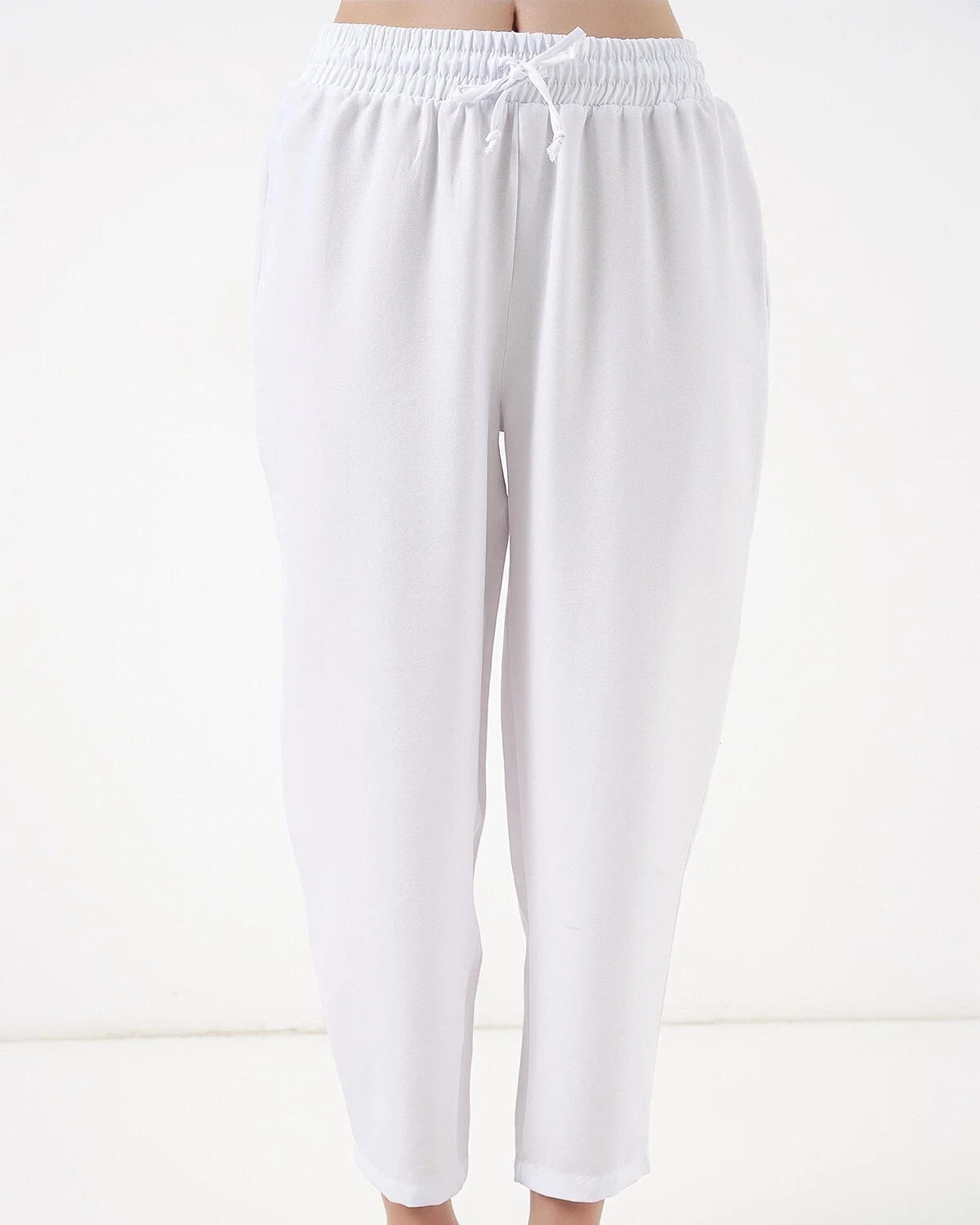 Women's White Linen Two-Piece Set - Shirt and Trousers - Bigdart - by Peralane - photo 5