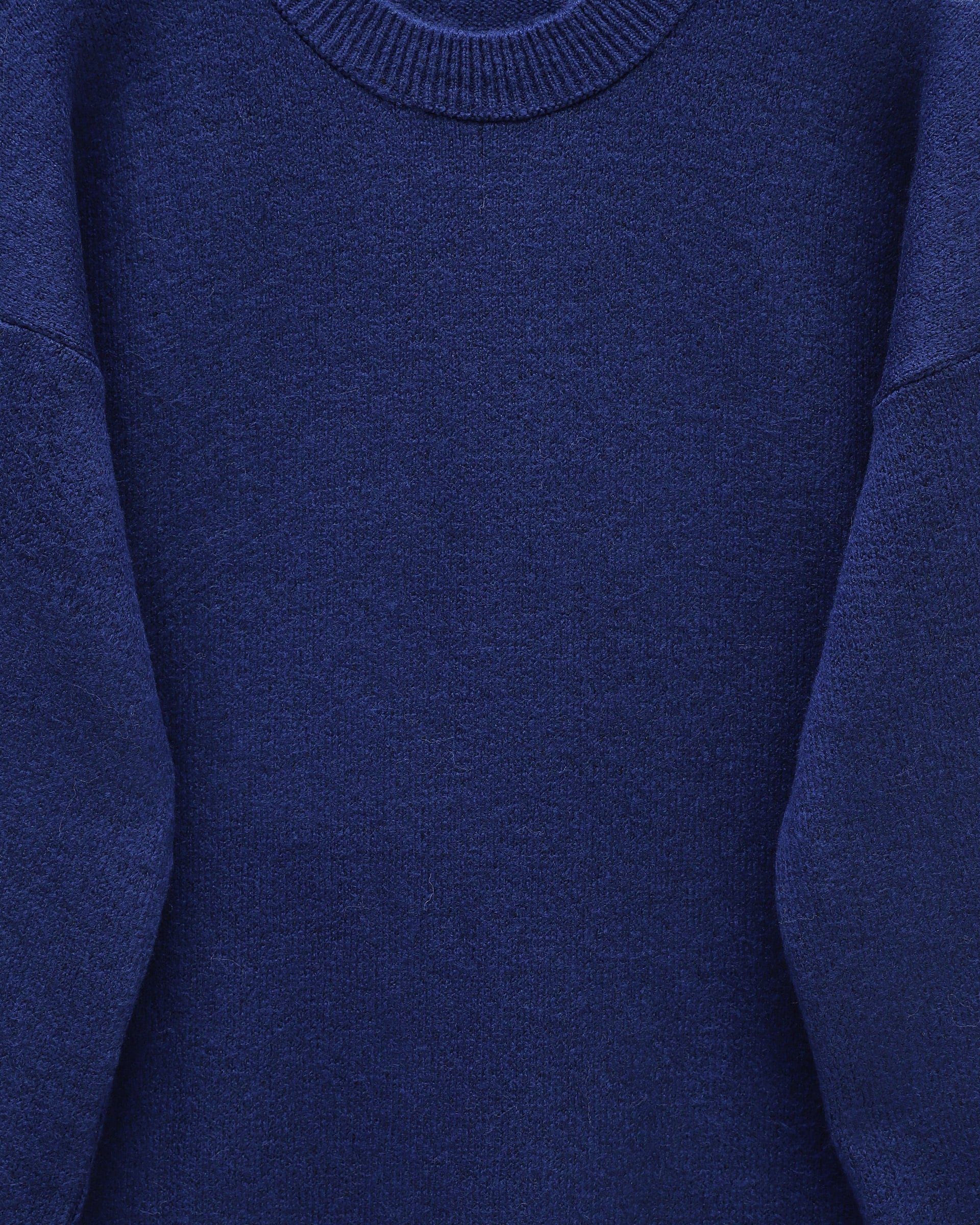 Navy Blue Striped Knit Tunic with Laced Sleeves - Podyumplus - by Peralane - photo 5