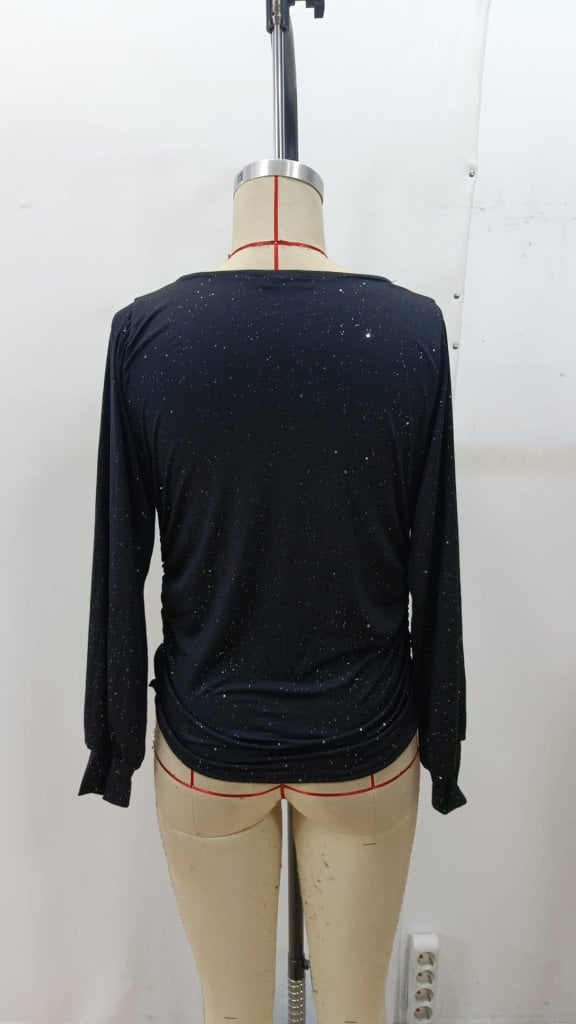 Women's Long Sleeve V-Neck Star Print Sandy Blouse - Janes - by Peralane - photo 5
