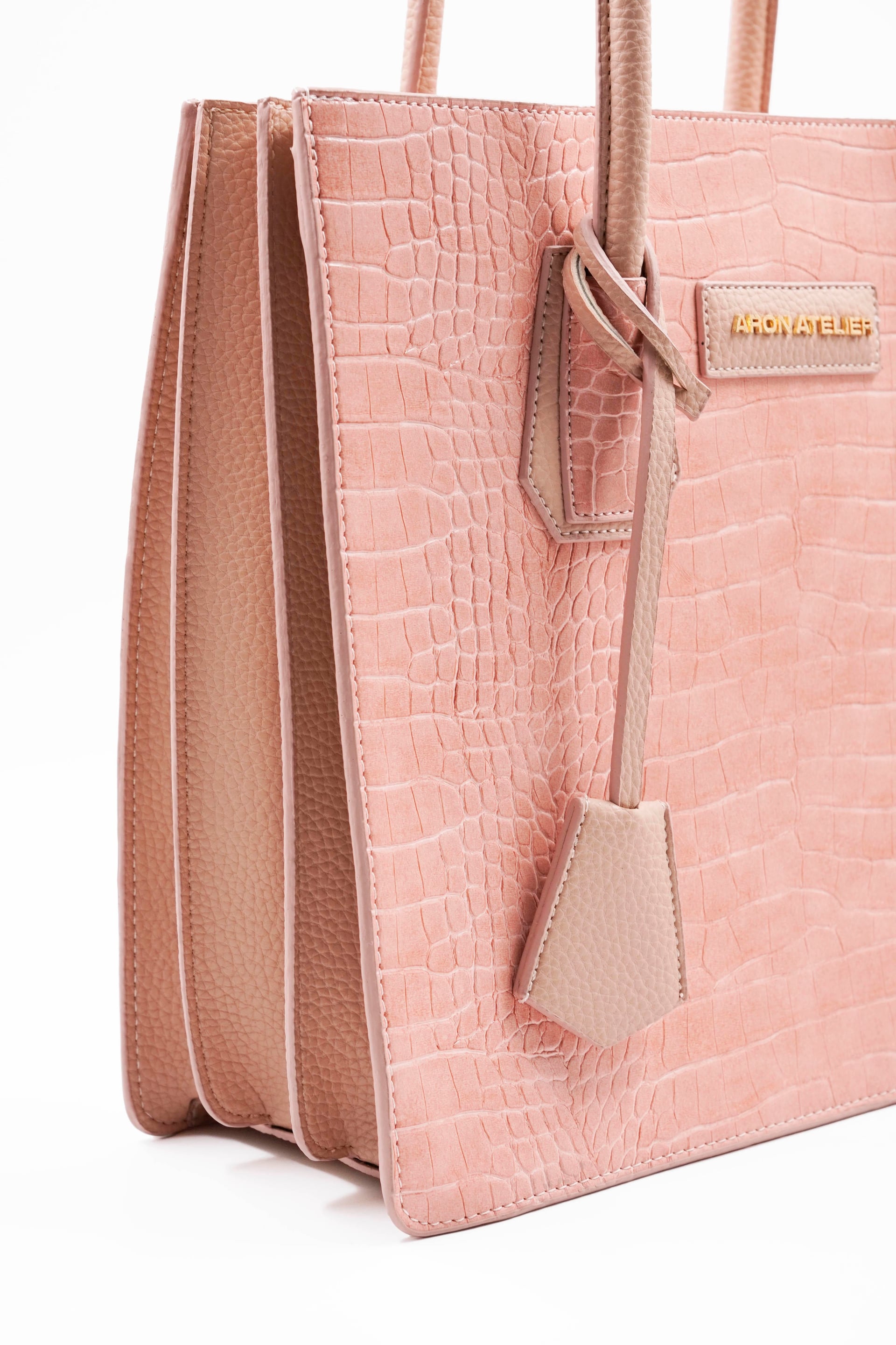 Natalia Powder Croco Detail Women's Shoulder Handbag 5976 - Aron Atelier - by Peralane - photo 2