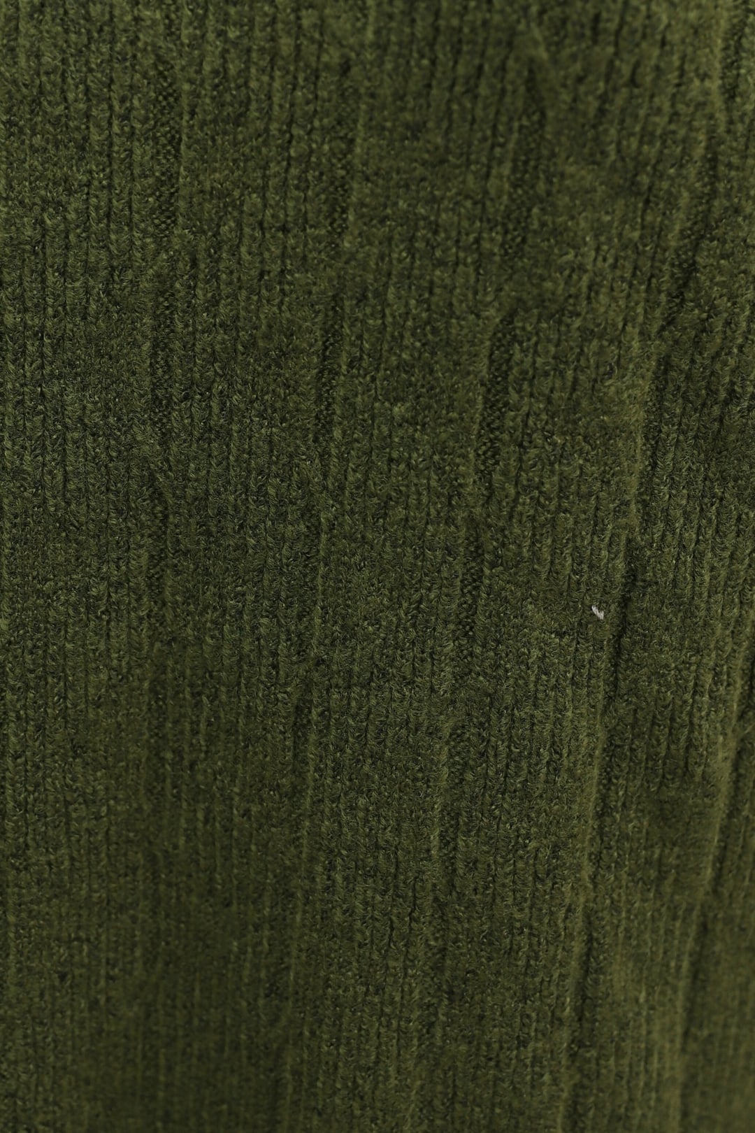 Pearl-Sleeve Patterned Relaxed Knit Tunic - Olive Green - Podyumplus - by Peralane - photo 7