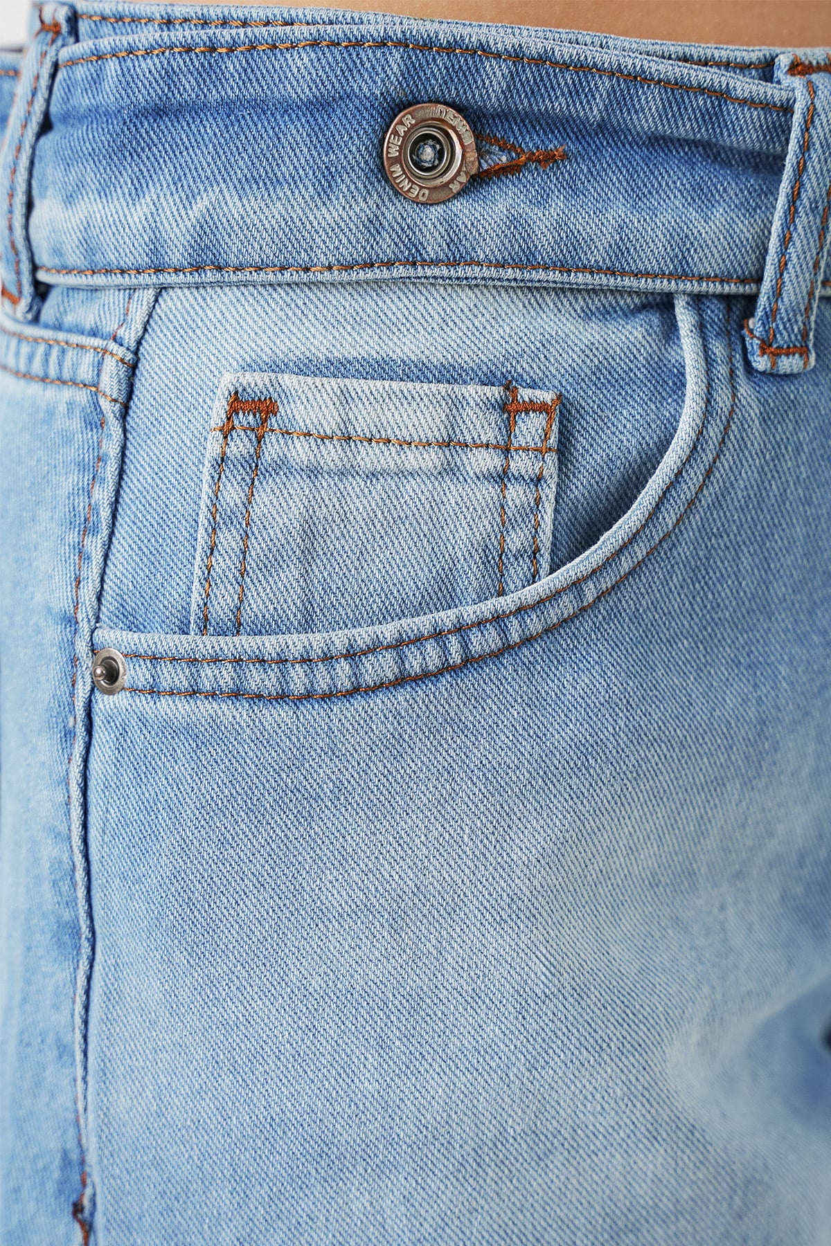 Women's High Waist Denim Jeans 30081 - Light Blue - Bigdart - by Peralane - photo 6