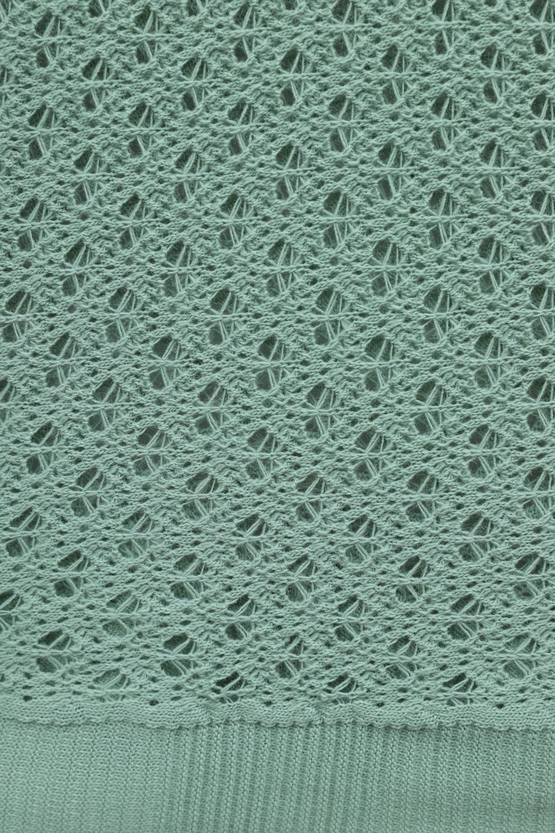 Mint Bike Neck Batwing Sleeve Lace Knit Sweater - Podyumplus - by Peralane - photo 4