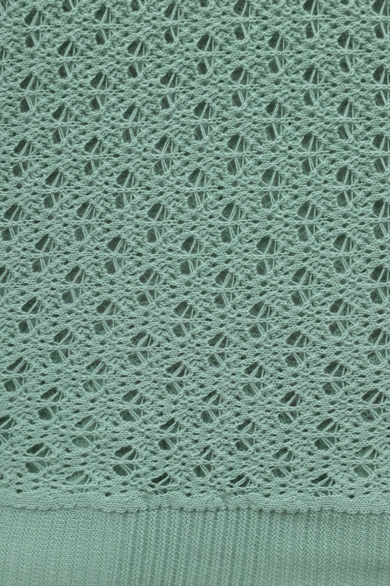 Mint Bike Neck Batwing Sleeve Lace Knit Sweater - Podyumplus - by Peralane - photo 4