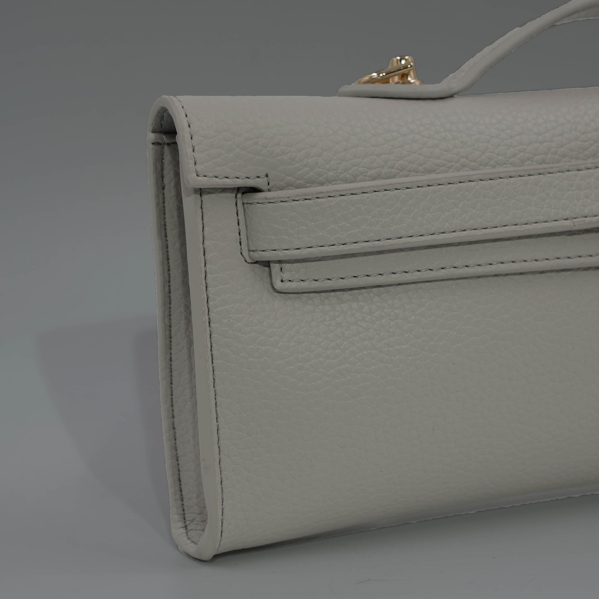 Grey Women's Handbag with Chain Strap - Aron Atelier - by Peralane - photo 2