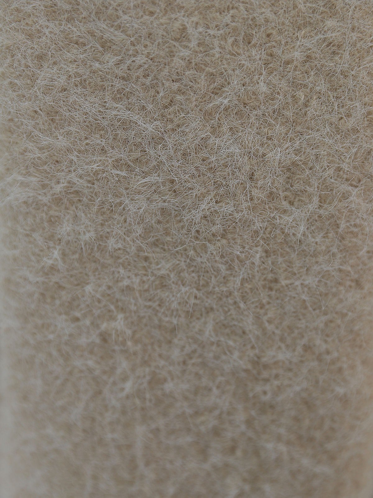 Beige Shawl Collar Lined Pocket Boucle Jacket - Podyumplus - by Peralane - photo 3