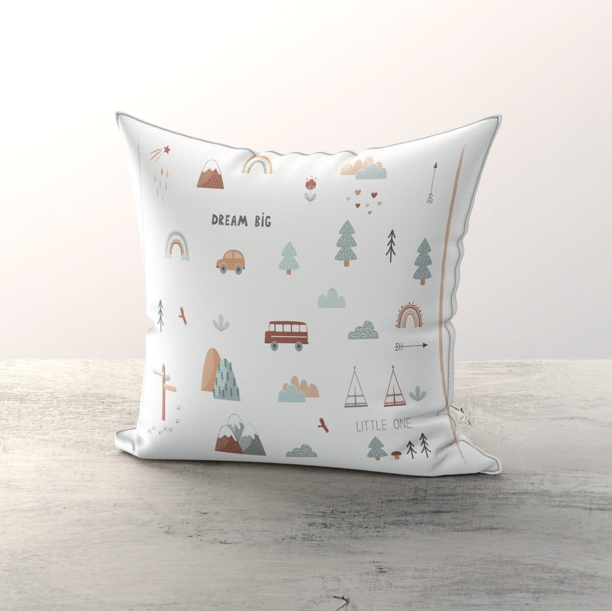 Kids Patterned Cushion Cover with Dream Big Print - 2044-TLAKR-057 - Talia Home - by Peralane