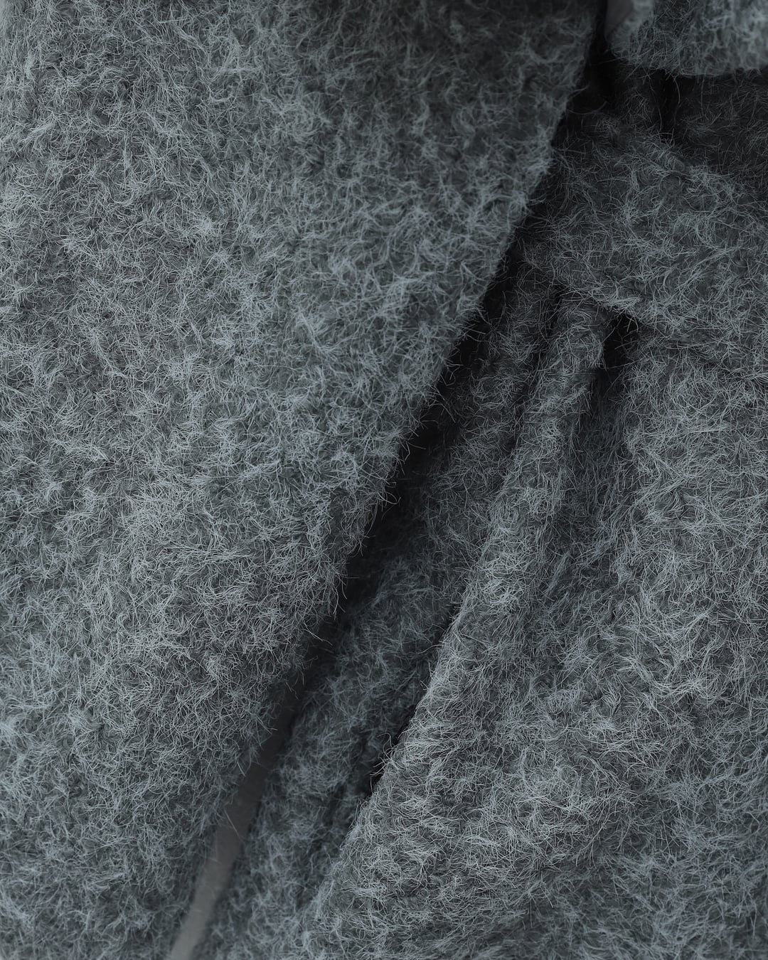 Belted Double-Layered Cape Coat in Grey - Podyumplus - by Peralane - photo 3