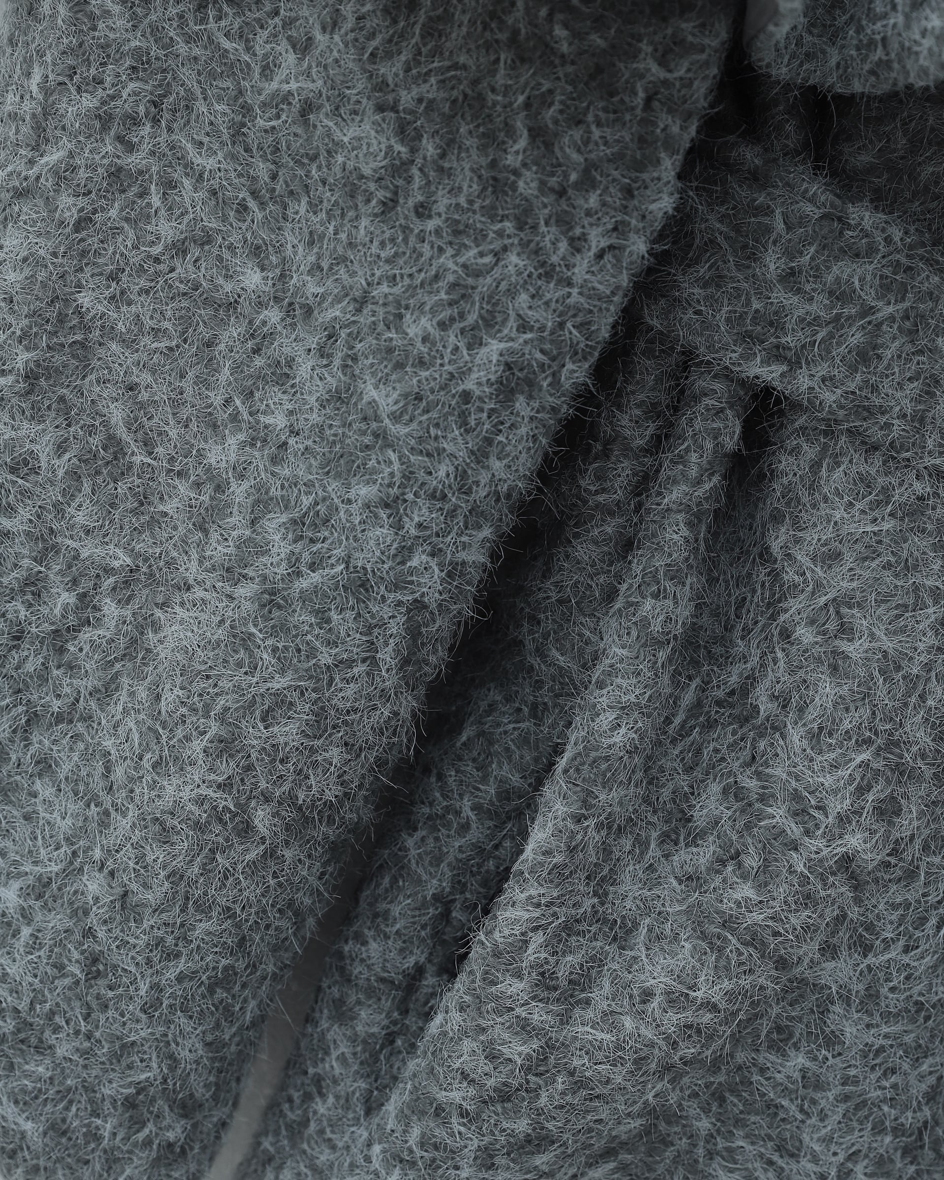 Belted Double-Layered Cape Coat in Grey - Podyumplus - by Peralane - photo 3